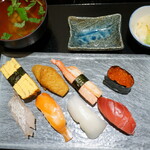 Toyama Wan Shokudou - ちょっこり寿司セット