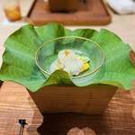 末冨 - 鱧焼霜 とうもろこしと枝豆