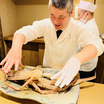 富小路 やま岸 - ◎楽しそうだなぁ〜。やらせてくれないかなぁ〜⁉️