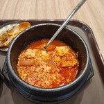 韓国料理Bibim - ご飯投入f(^ー^;