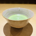 富小路 やま岸 - ◎〆は抹茶で。