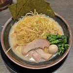 Yokohama Kakei Ramen Imamura Ya - 塩ラーメン白髪ねぎトッピング