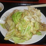 担担麺専門店 弘麺 - キャベツと豚肉の黒酢炒め