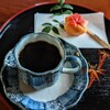 春蘭亭 - ドリンク写真:コーヒー和菓子セット