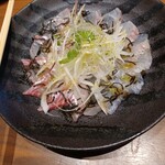 ぬる燗佐藤 大坂 - 鯛のカルパッチョ