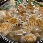 おふくろ亭 - 2022/11/13
      ホル鍋定食 ニンニク マカロニサラダ 大飯 500円
      フライ3品 100円 ✴︎黒ハンペン、竹輪、コロッケ