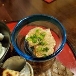 旬の隠れ家 あかり - あん肝とろろポン酢