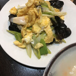 Hakumi Shokudou - ネギとキクラゲの玉子炒め