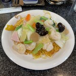 瑞苑 - えびあんかけ焼きそば