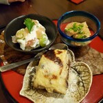 Shunno Kakurega Akari - 前菜三種盛り