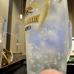 レストラン癒し亭 - レモン酎ハイ(無糖)