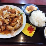 Chuuka Ryouri Daifuku - 油淋鶏のセット８５０円