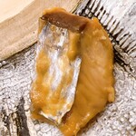 鮨 しゅん輔 - 鰆の西京味噌焼き。焦がさずにしっかりと火が入っているのが凄い