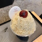 甘味カフェ 茶ゆ - 錦糸モンブランソフト