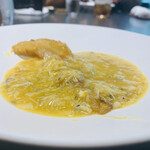 イチリン ハナレ - ⑥ 鱶鰭
      ★ 焼き鱶鰭、上海蟹の味噌スープ