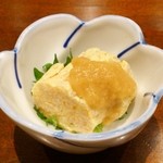 鶏料理テン - お通し（だし巻き）