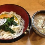 鴨錦 - 鴨つけうどん(小)