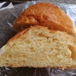 人舟 - オレンジピールとクリームチーズブリオッシュ断面