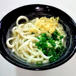 富士見うどん - 温かけうどん1玉　￥290