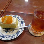 Baigetsudou Kafe - シースクリームとアイスティー