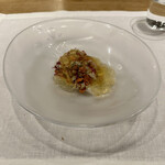 シャントレル - ❼セイコガニ、内子、りんごのジュレ、ユズ。