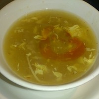 雪園 京橋店 - ・豚角煮と豆腐のピリ辛石鍋ごはん の　スープ