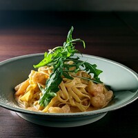 海老とルッコラのビスククリーム 