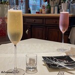 プチレストラン ブーケ・ド・フランス - スパークリングで乾杯
