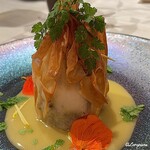 プチレストラン ブーケ・ド・フランス - 鮑とムースのパートフィロ包み焼