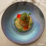 プチレストラン ブーケ・ド・フランス - 鮑とムースのパートフィロ包み焼