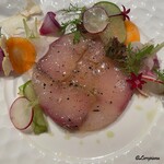 プチレストラン ブーケ・ド・フランス - ヒラマサのカルパッチョ