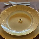 プティレストラン グーテ - 栗のスープ