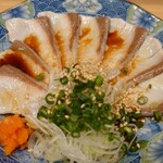 地酒 肴 蕎麦 まほろば - 炙りブリポン酢