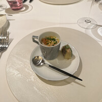 メイ - 菊芋のポタージュと生春巻き