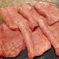 炭火焼肉 ふちおか - 追加注文・タン塩ρ( ^ｏ^)b_♪♪