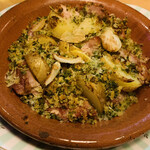 7FUKU - 鶏もも肉とポテト香草パン粉焼き