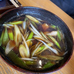 浅間 翁 - 鳥ザルの蕎麦つゆ