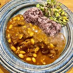 渡辺料理店 - メインを抑えたのでｗさきたま古墳古代米カレーたじまっも余裕でお腹に収まりました