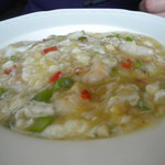 龍天楼 - 嫁さんは、「海鮮あんかけチャーハンセット、１２００円」！