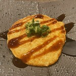 鉄板焼 とよふみ - 山芋の鉄板焼き