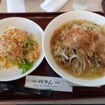 Pekin - 炒飯、ラーメンセット(スタミナラーメン)