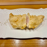 f - 鼬魚（いたちうお）のフリットです