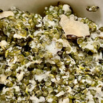 f - とんぶりに牡丹海老と松茸を細かく切って和えたどんぶりって・・・すごい！