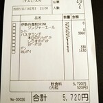 KIHACHI ITALIAN - お歳暮買ったから 無料ドリンクあり 