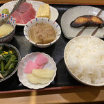 喜代 - 料理写真:銀鱈西京焼き＋ミニ刺身定食