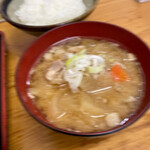 とんかつ 栄ちゃん - 豚汁