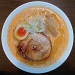 Menya Shingen - 濃厚海老みそらぁ麺（大盛）