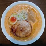 麺や 真玄 - 濃厚海老みそらぁ麺（大盛）