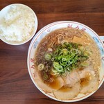 Ramen Kairikiya - 特製醤油ラーメン(並) 759円 , ご飯(小) 165円