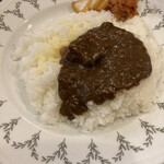 トマト - 薬味を乗せルウをかけます